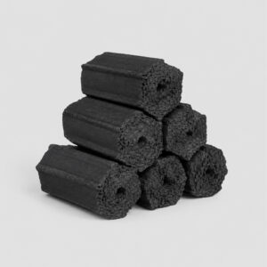 hexagonal coco briquettes